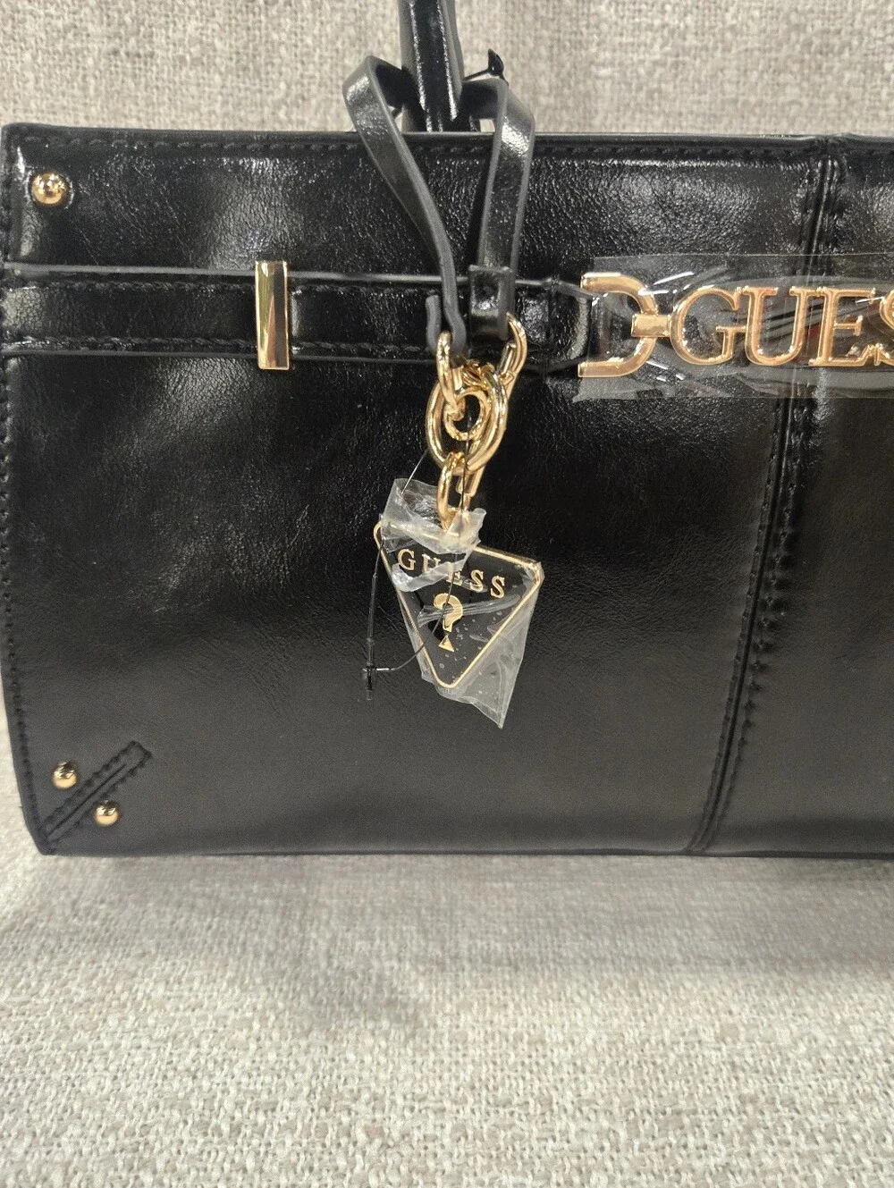 GUESS Black Shoulder Handbag